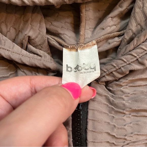 Booty by brabants light brown zip up hoodie size large - Picture 3 of 4